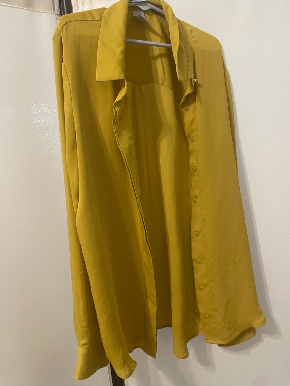 Mustard Yellow Button-Up